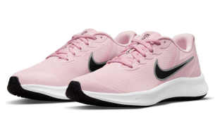 Nike Star Runner 3 GS Kid's Footwear Pink Foam/Black DA2776 601 6Y